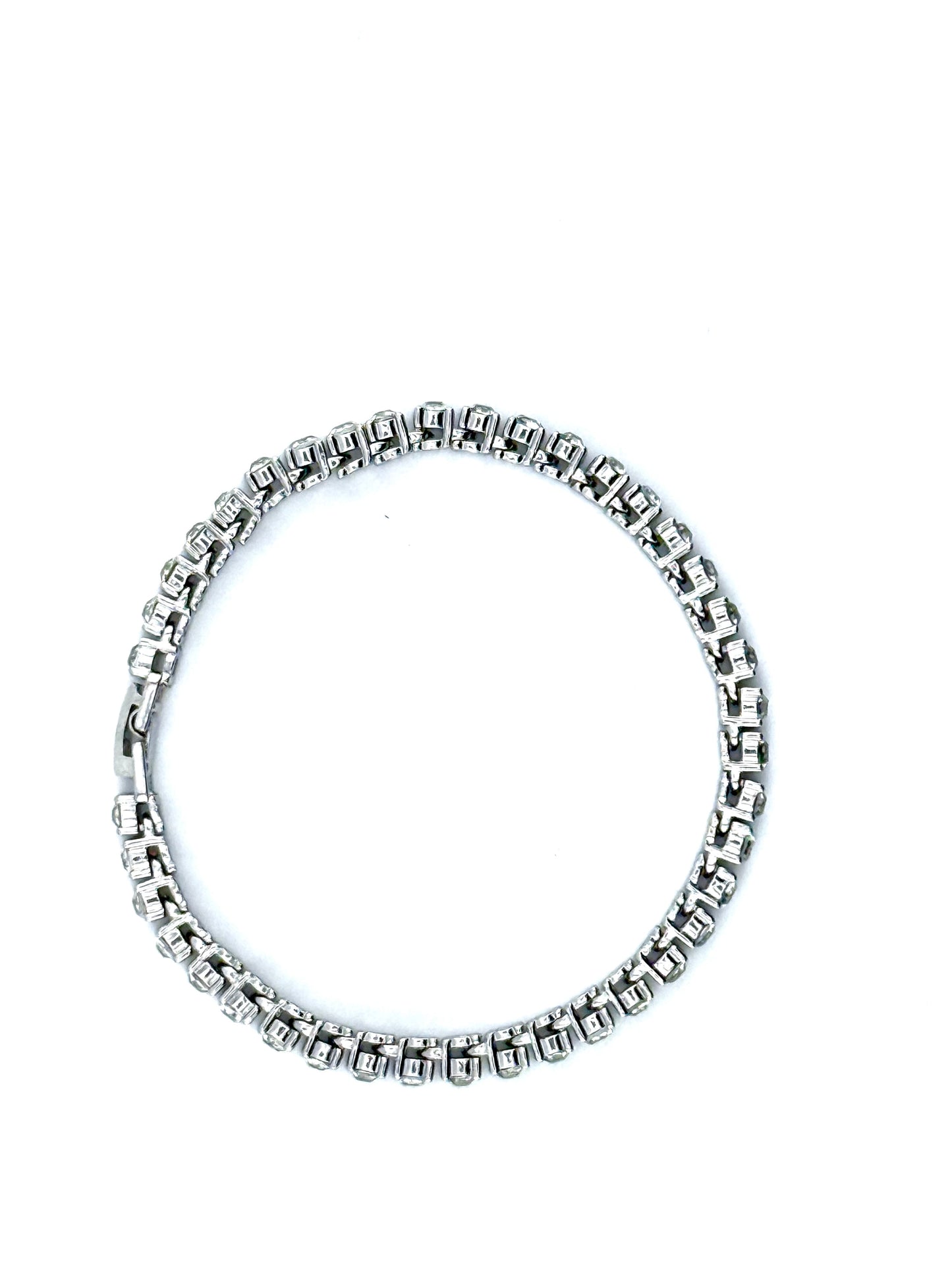 Pulsera de tenis AARON de plata