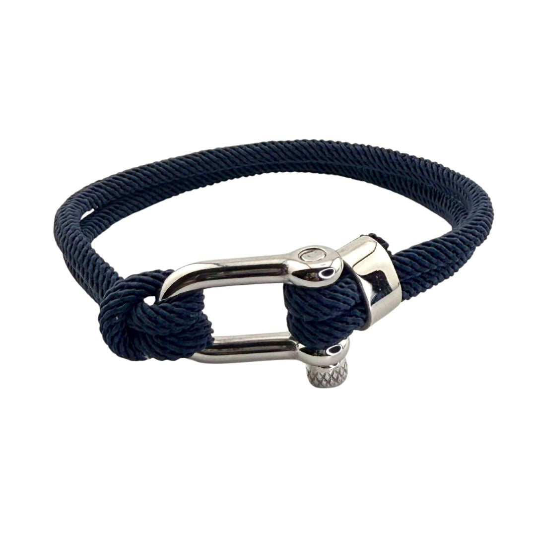 Pulsera de cuerda TEDDY azul marino
