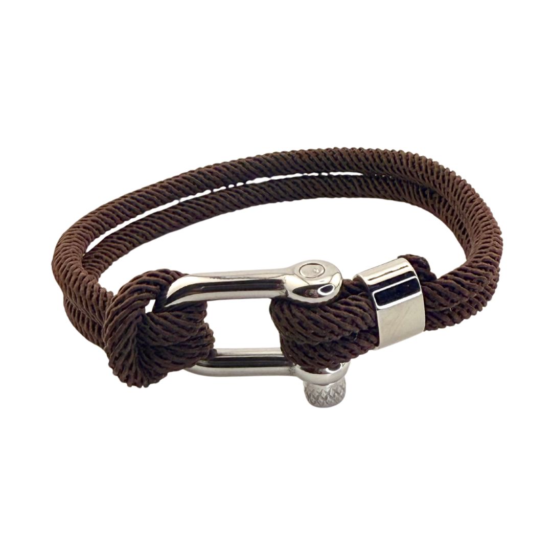 Pulsera de cuerda TEDDY marrón