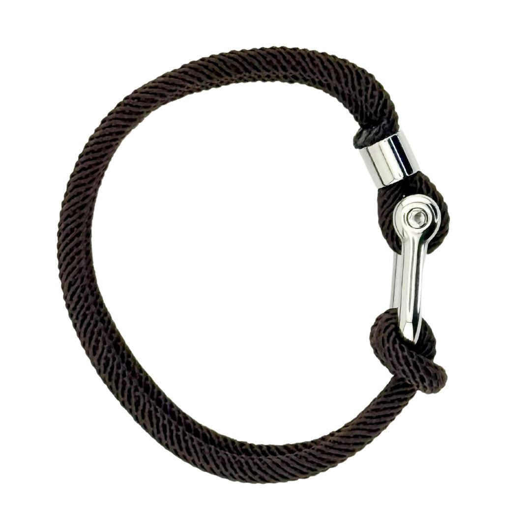 Pulsera de cuerda TEDDY marrón