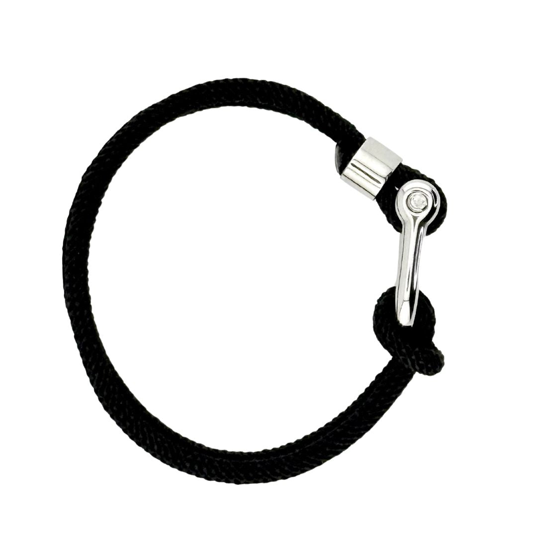 Pulsera de cuerda TEDDY negra