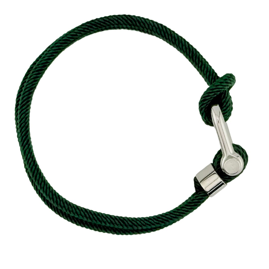 Pulsera de cuerda TEDDY verde