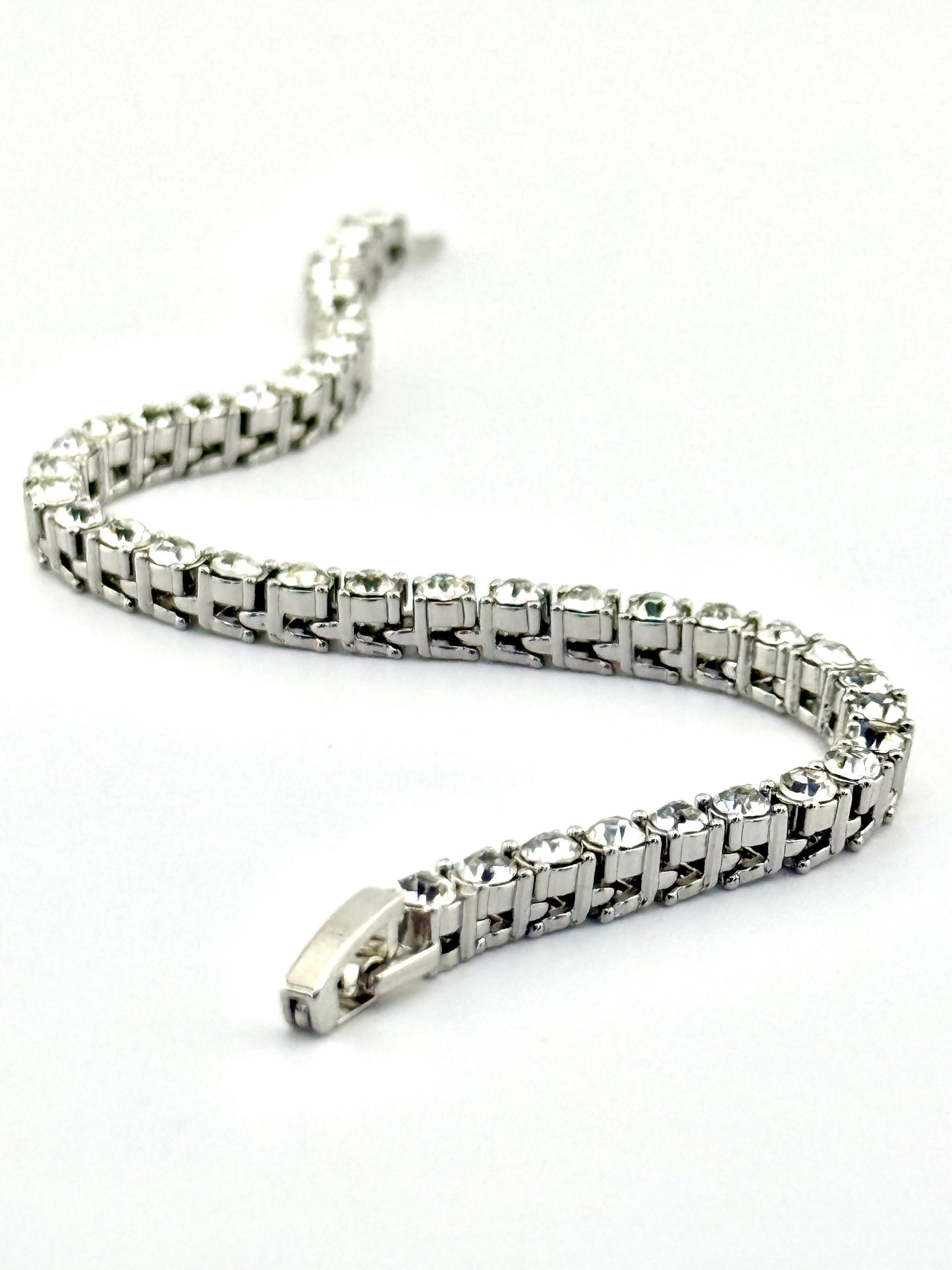 Pulsera de tenis AARON de plata