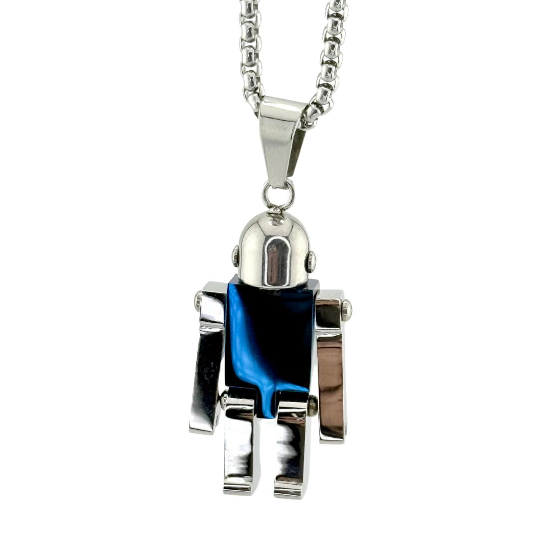 Colgante robot GENEK azul