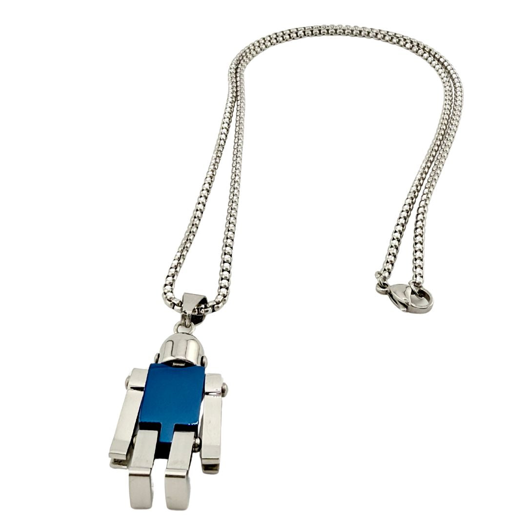 Colgante robot GENEK azul
