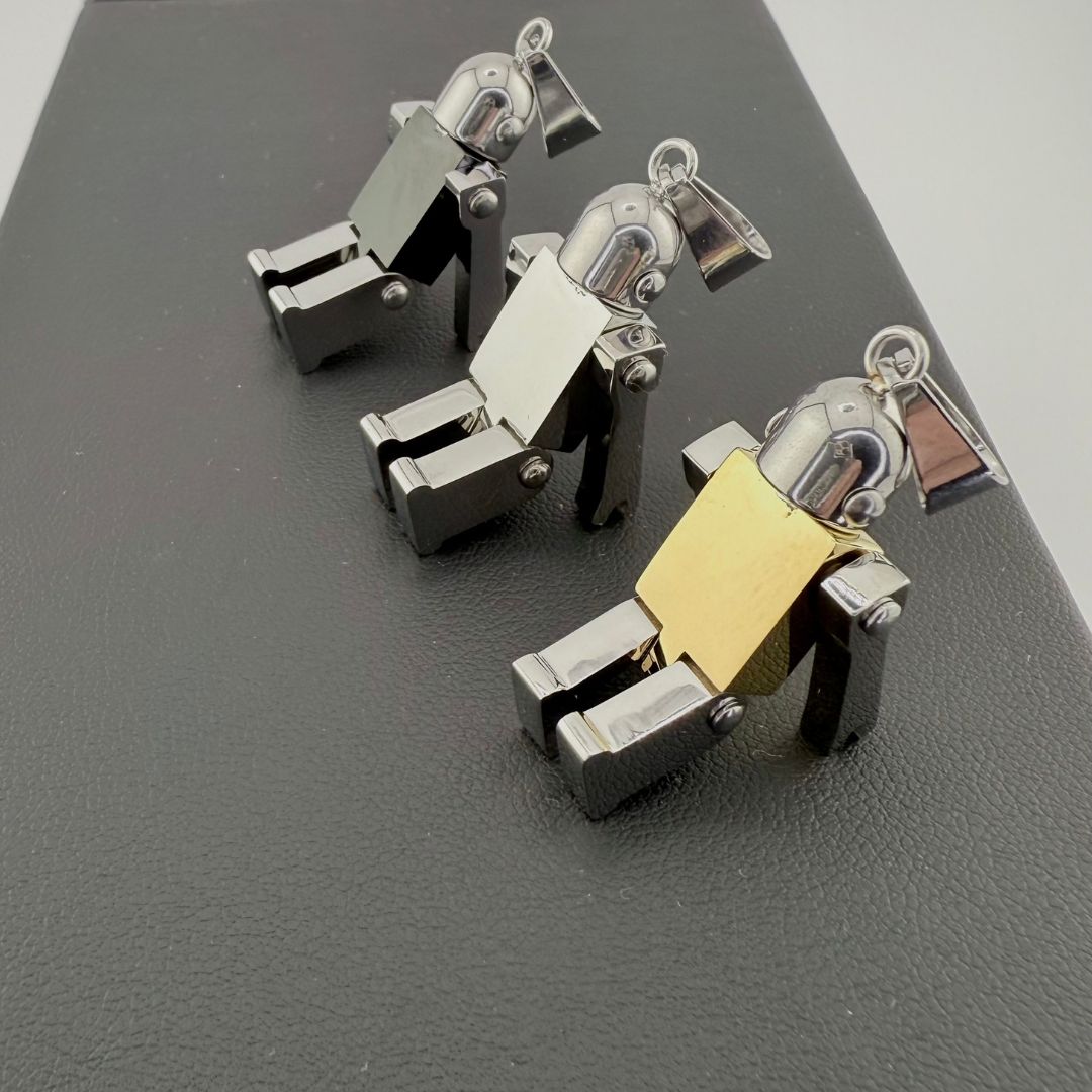 Colgante robot GENEK azul