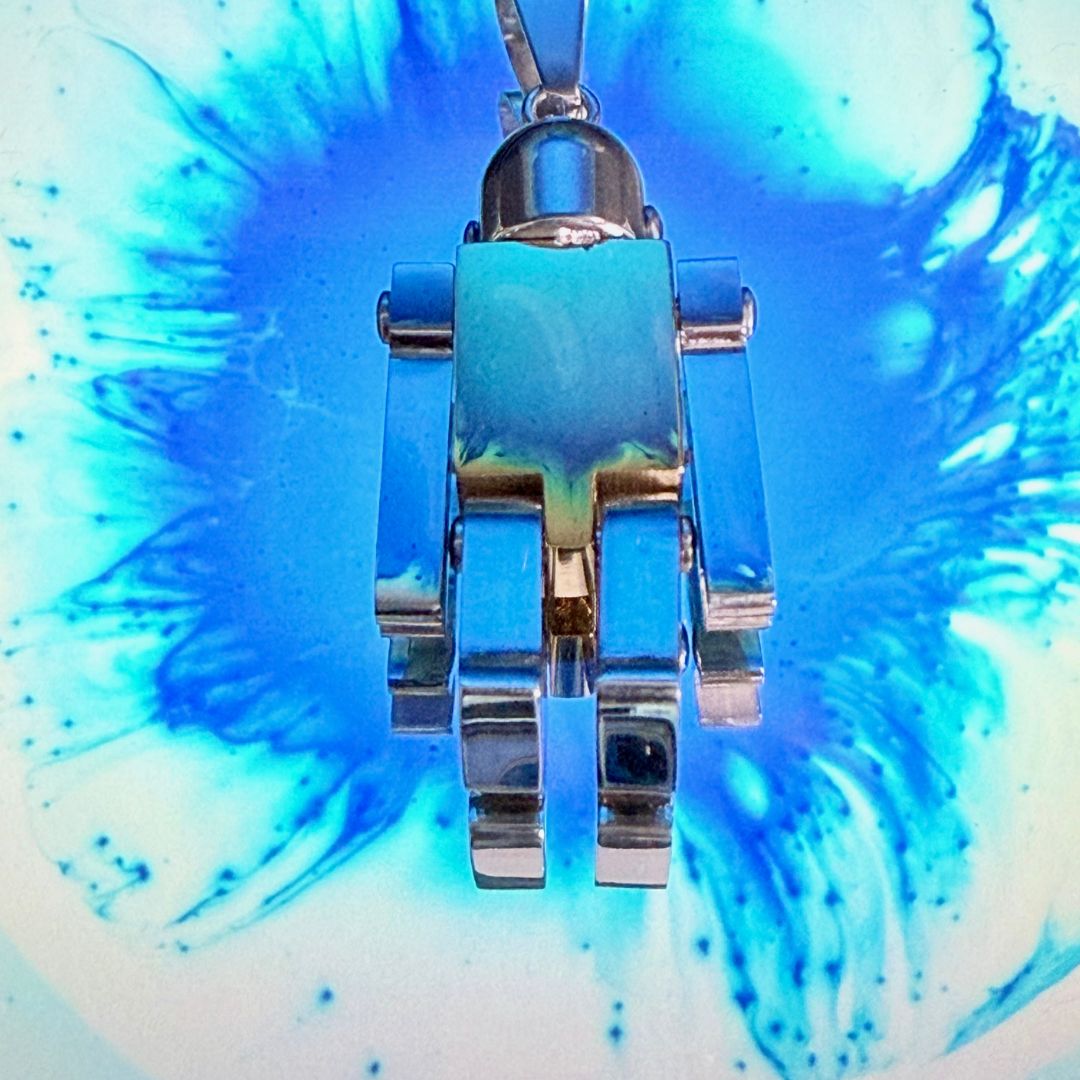 Colgante robot GENEK dorado
