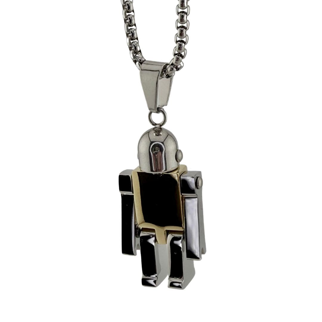 Colgante robot GENEK dorado